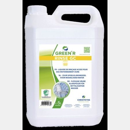 liquide rinçage lave vaisselle écologique christeyns green r rinse gc