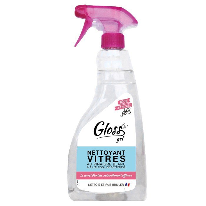 spray gloss gel nettoyant vitres 750 ml