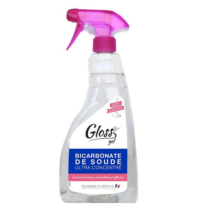 spray gloss bicarbonate de soude 750ml
