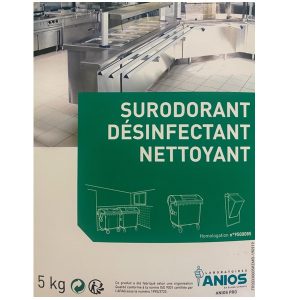 etiquette recto surodorant nettoyant desinfectant anios