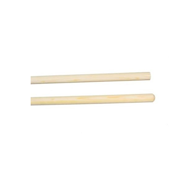 Manche En Bois Naturel 130 Cm - Pour Outil De Jardin, Balai, Râteau - Bois Solide Et Durable
