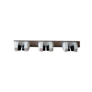 porte balai rail inox 3 supports 50 cm