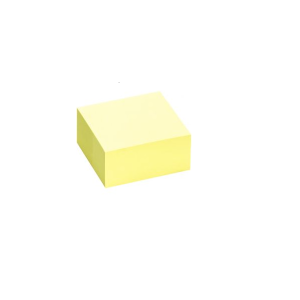 Bloc cube 400 post-it jaunes