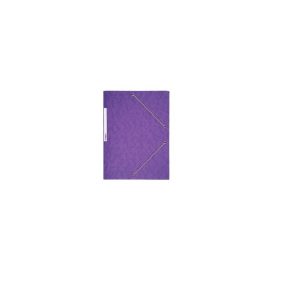 pochette 3 rabats violet