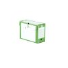 boite archivage verte dos 15 cm