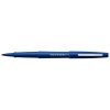 stylo feutre bleu papermate mine apparente