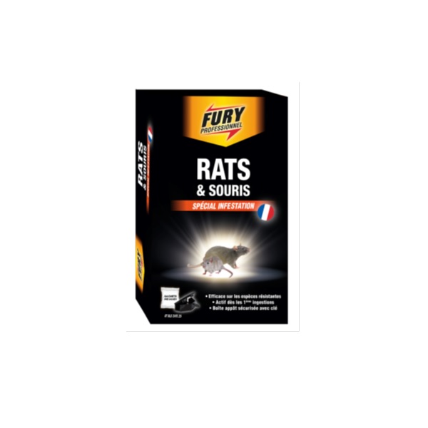 Fury rats et souris sachets unidose 6x25g - qualité