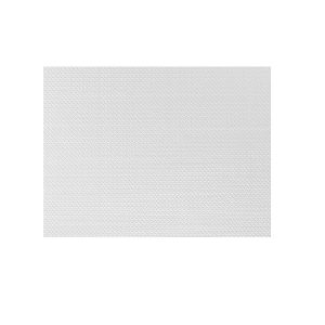 nappe ronde en papier blanc bords festonnés 118 cm
