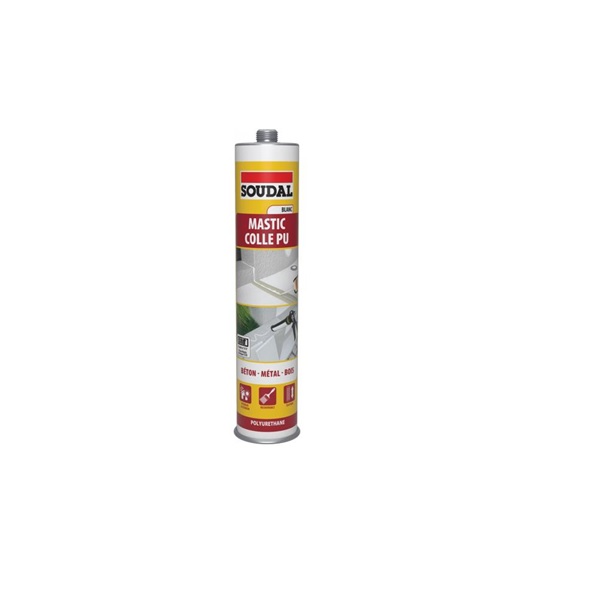 Mastic-colle polyuréthane blanc multisupports SOLOPLAST 310 ml
