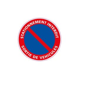 panneau stationnement interdit défense de stationner