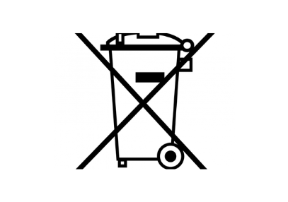 Logo poubelle barrée