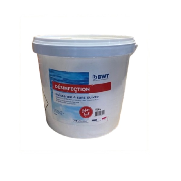 puissance 4 bwt chlore lent 10 kg multifonction