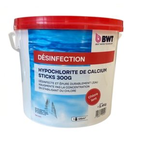 chlore lent sans stabilisant en sticks de 300 gr