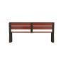 vue arriere banc rossignol gris managese