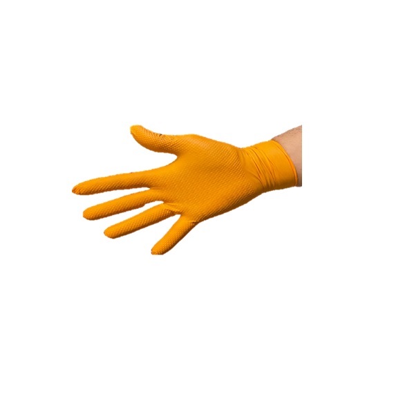 Gant nitrile orange Grip