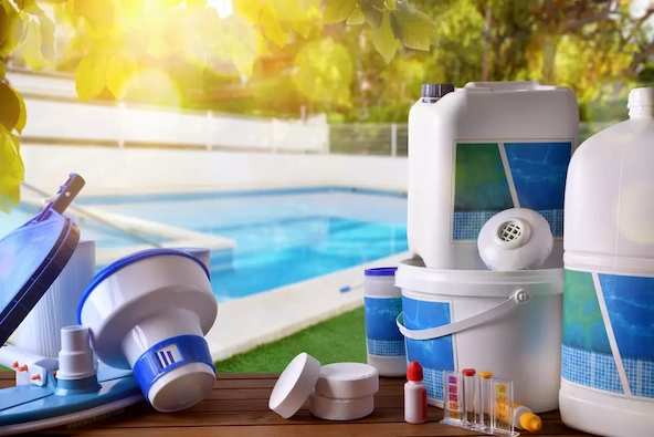 Produits désinfectants piscine