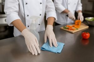 hygiène alimentaire désinfection surfaces cuisines pro