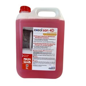 Exeol SAN 4 D Détergent détartrant désinfectant Sanitaires 5 L