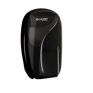 distributeur savon lucart identity noir soap dispenser 400 ml