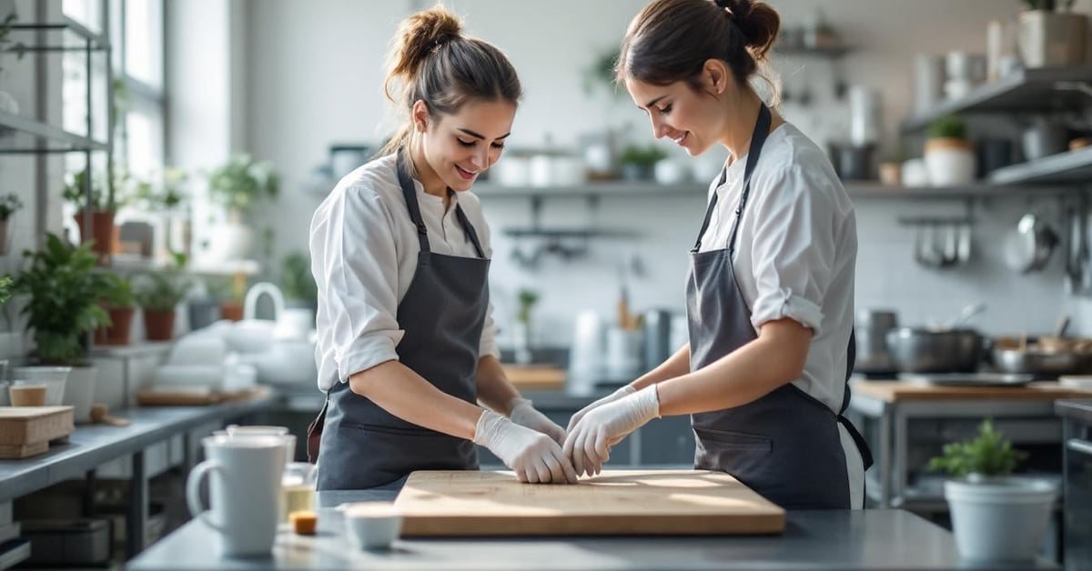 Technicien vérifiant les critères techniques d'une centrale de dilution en local professionnel