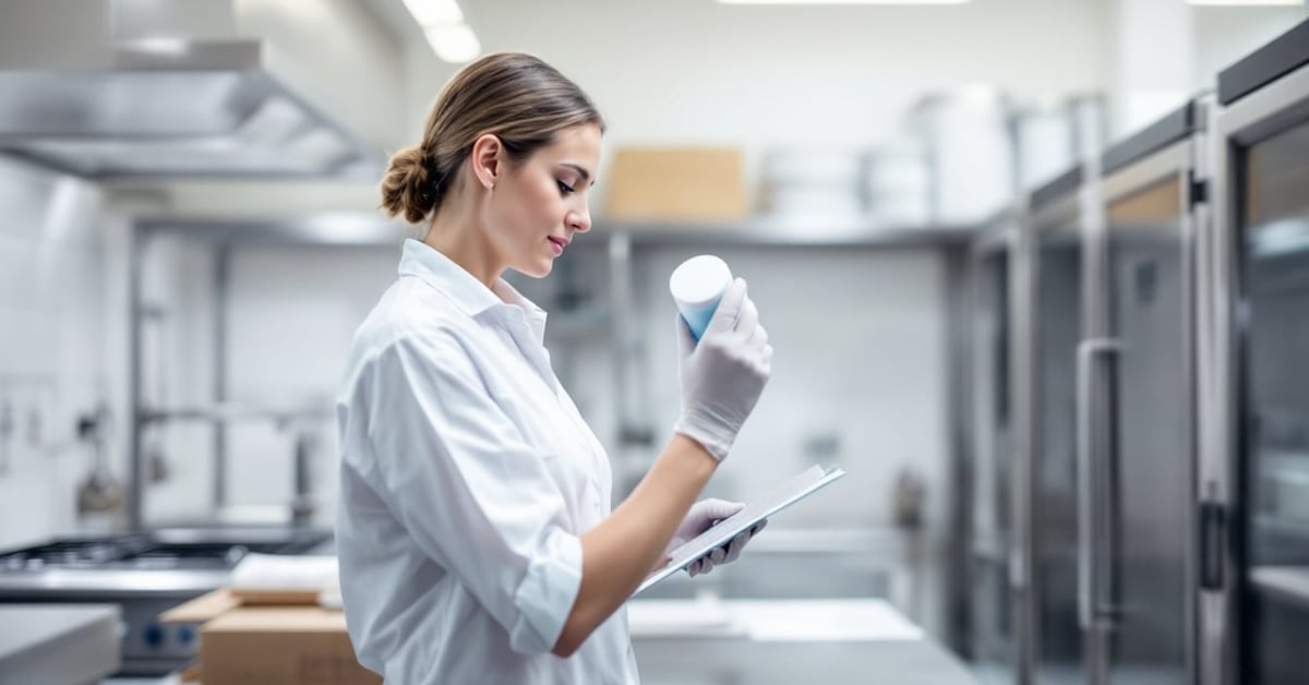 Certification qualité produits hygiène : vérification de documents officiels en laboratoire professionnel