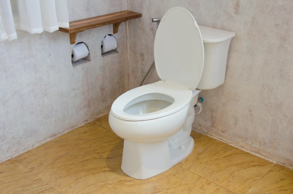 toilette blanc