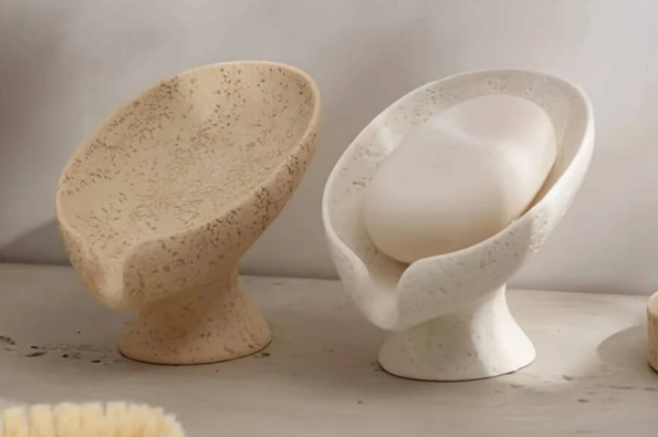 porte savon avec un savon dedans