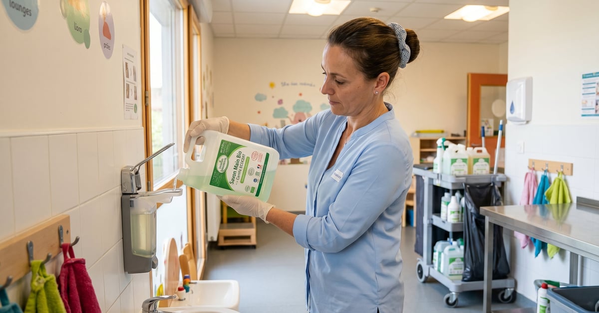 Produits cosmétiques bio certifiés pour bébé en crèche, soins naturels adaptés aux peaux sensibles