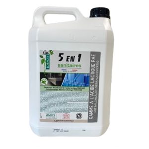 desinfectant sanitaires ecocert en 5 litres marque king