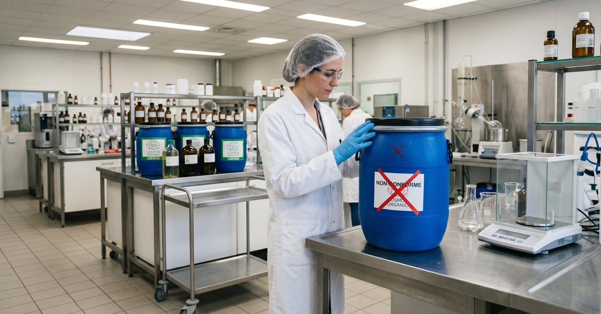 Laboratoire cosmétique certifié Ecocert Cosmos Organic avec produits bio professionnels en établissement