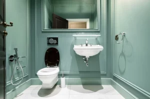 Sanibroyeur dans une salle de bain