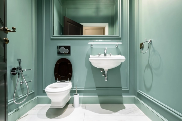 Sanibroyeur dans une salle de bain