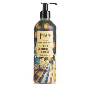 Gel douche corps cheveux agrumes Itinera 370ml