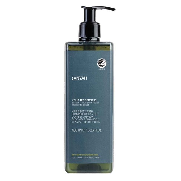 Gel Douche Cheveux Corps Hôtellerie Anyah 480ml