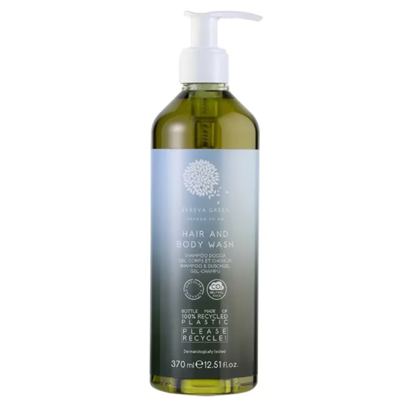 Gel douche corps cheveux recyclé Geneva Green 370ml