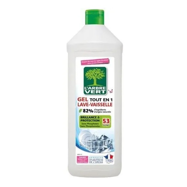 Gel Lave-Vaisselle Écologique L'Arbre Vert 901ml